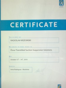 Certyfikat Radoslav Krzesinski